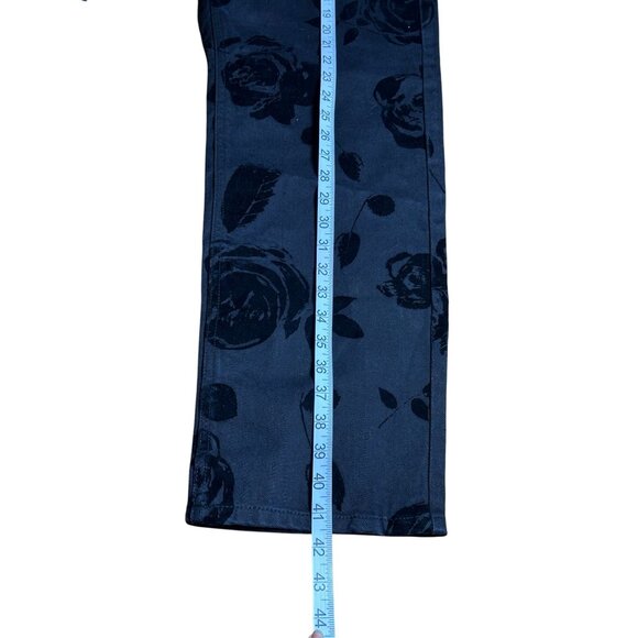 Wild Fable Womens High-Rise Straight Jeans Floral Print Size 8 / 32" Inseam - Picture 6 of 11